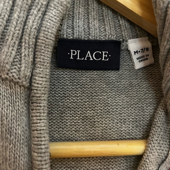 Children’s place boy sweater m 7/8 - Picture 3 of 3